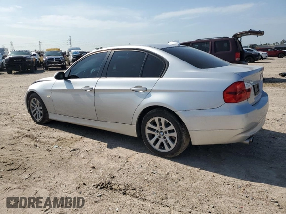 2007 BMW 3 Series 328i with VIN WBAVC535X7FZ71416, listed as a Copart auction lot 56311595 with 163,570 mi miles and Salvage title. Bid and sale history available at DreamBid. Image 2.