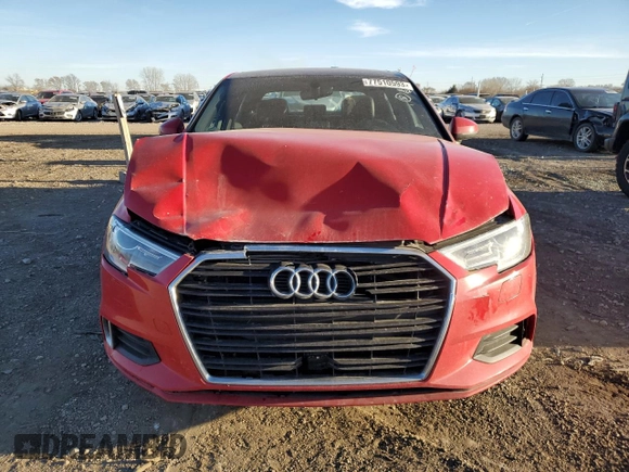2017 Audi A3 Sedan Premium with VIN WAUB8GFF0H1025943, listed as a Copart auction lot 77510593 with 66,485 mi miles. Bid and sale history available at carsss.com. Image 5.