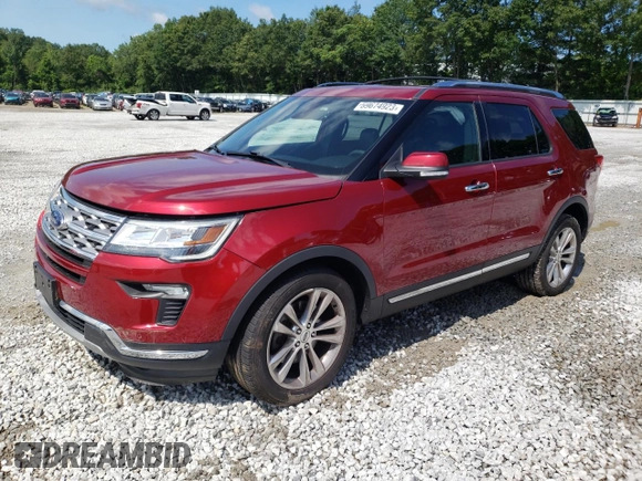 2019 Ford Explorer Limited z VIN 1FM5K8FH2KGA53378, wystawiony jako Copart lot #59674923 z przebiegiem 45 772 mil mil oraz . Historia ofert i sprzedaży dostępna na DreamBid. Obrazek 1.
