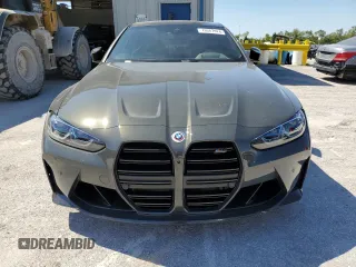2023 BMW M4 Competition with VIN WBS33AZ03PCL59731, listed as a Copart auction lot 73657924 with 7,622 mi miles and Salvage Title. Bid and sale history available at carsss.com. Image 5.