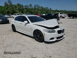 2013 BMW 5 Series 535i with VIN WBAFR7C56DC823937, listed as a Copart auction lot 52380345 with 110,067 mi miles and Salvage Title. Bid and sale history available at DreamBid. Image 13.