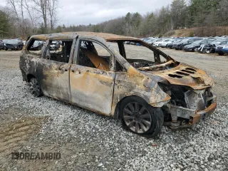 2017 Toyota Sienna LE with VIN 5TDJZ3DC4HS162562, listed as a Copart auction lot 51278065 with 0 mi miles and Salvage Title. Bid and sale history available at carsss.com. Image 4.