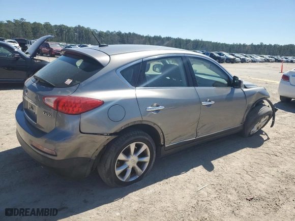 2010 Infiniti EX35 Journey with VIN JN1AJ0HR8AM753230, listed as a Copart auction lot 49227705 with 169,130 mi miles and Salvage Title. Bid and sale history available at carsss.com. Image 3.