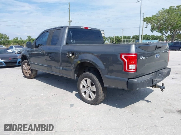 2016 Ford F-150 XL with VIN 1FTEX1C81GFB21328, listed as a IAAI auction lot 41746464 with 172,804 mi miles and . Bid and sale history available at carsss.com. Image 3.