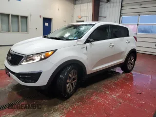 2016 Kia Sportage LX with VIN KNDPBCAC8G7854058, listed as a Copart auction lot 85053554 with 131,192 mi miles and Salvage Title. Bid and sale history available at carsss.com. Image 1.