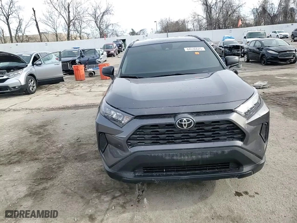 2021 Toyota RAV4 LE with VIN 2T3H1RFV5MW180603, listed as a Copart auction lot 44536625 with 37,801 mi miles and Salvage Title. Bid and sale history available at carsss.com. Image 12.