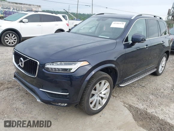 2016 Volvo XC90 T6 Momentum with VIN YV4A22PK7G1058660, listed as a IAAI auction lot 42201130 with 130,487 mi miles. Bid and sale history available at carsss.com. Image 2.