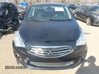 2017 Mitsubishi Mirage G4 ES with VIN ML32F3FJ2HHF18106, listed as a IAAI auction lot 41792573 with 76,931 mi miles. Bid and sale history available at carsss.com. Image 13.
