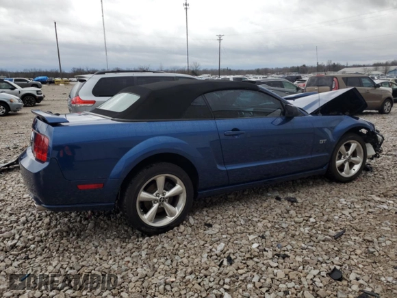 2008 Ford Mustang GT Deluxe with VIN 1ZVHT85HX85173687, listed as a Copart auction lot 43160095 with Not Provided miles and Salvage Title. Bid and sale history available at DreamBid. Image 3.