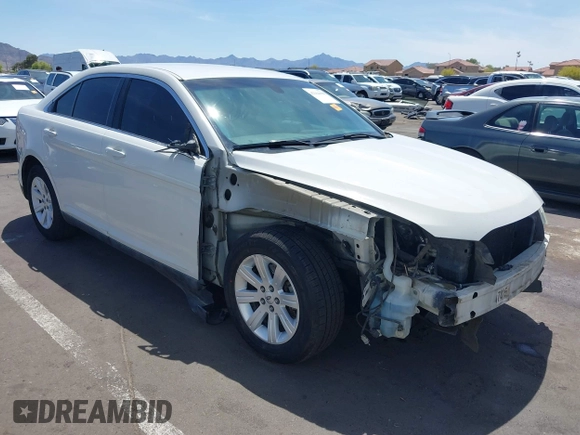 2011 Ford Taurus SE with VIN 1FAHP2DW1BG165371, listed as a IAAI auction lot 42164608 with 186,485 mi miles. Bid and sale history available at carsss.com. Image 1.