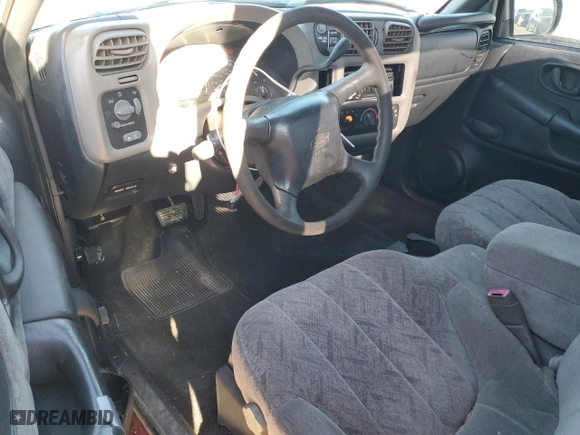 2000 Chevrolet S-10 LS with VIN 1GCCS1458YK296520, listed as a Copart auction lot 47259445 with 158,853 mi miles and Salvage Title. Bid and sale history available at carsss.com. Image 8.