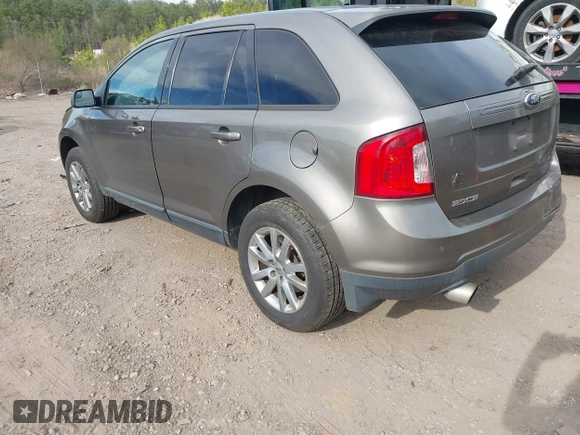2013 Ford Edge SEL with VIN 2FMDK3JC6DBB50104, listed as a IAAI auction lot 41830242 with 189,186 mi miles. Bid and sale history available at carsss.com. Image 3.