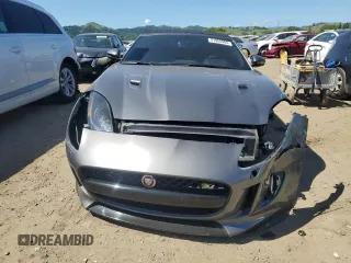 2016 Jaguar F-Type R with VIN SAJWJ6HL2GMK33911, listed as a Copart auction lot 51958905 with 40,520 mi miles and Salvage Title. Bid and sale history available at DreamBid. Image 5.