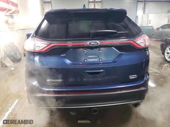 2017 Ford Edge SEL with VIN 2FMPK4J93HBB15162, listed as a Copart auction lot 44546125 with 103,673 mi miles and Salvage Title. Bid and sale history available at carsss.com. Image 6.