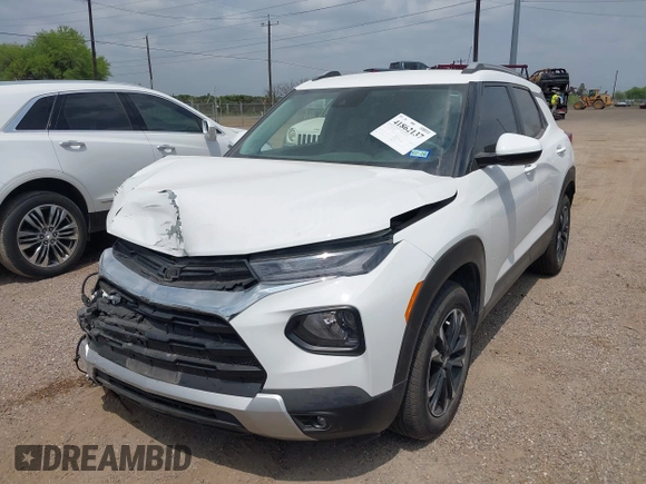 2023 Chevrolet TrailBlazer LT with VIN KL79MPSL3PB196622, listed as a IAAI auction lot 41862137 with 6,818 mi miles and . Bid and sale history available at DreamBid. Image 17.