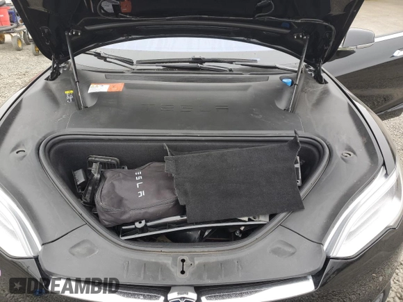 2018 Tesla Model S 75D with VIN 5YJSA1E48JF265906, listed as a Copart auction lot 47886905 with 19,733 mi miles and Salvage Title. Bid and sale history available at DreamBid. Image 13.