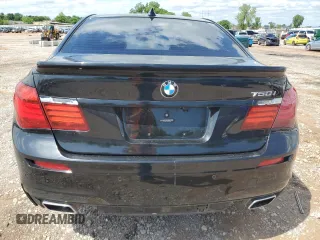 2013 BMW 7 Series 750i with VIN WBAYA8C5XDC996785, listed as a Copart auction lot 54854165 with 134,472 mi miles and Clean Title. Bid and sale history available at carsss.com. Image 6.