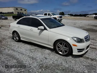 2012 Mercedes-Benz C 300 Sport with VIN WDDGF8BB0CR231058, listed as a Copart auction lot 58540945 with 178,360 mi miles and Salvage title. Bid and sale history available at DreamBid. Image 4.