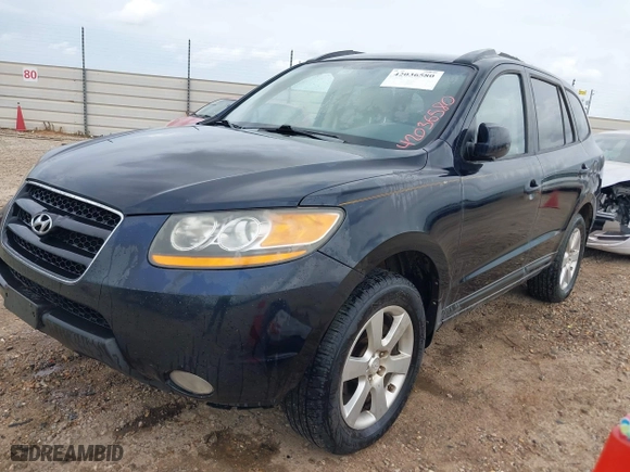 2008 Hyundai Santa Fe SE with VIN 5NMSH13E78H206880, listed as a IAAI auction lot 42036580 with 215,076 mi miles. Bid and sale history available at carsss.com. Image 2.