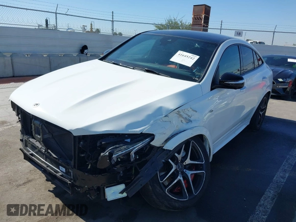 2023 Mercedes-Benz GLE 53 AMG with VIN 4JGFD6BB8PA837708, listed as a IAAI auction lot 41645242 with 31,385 mi miles and . Bid and sale history available at DreamBid. Image 6.