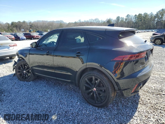 2020 Jaguar E-Pace R-Dynamic SE with VIN SADFL2GX1L1Z79952, listed as a Copart auction lot 46471935 with 50,697 mi miles and Salvage Title. Bid and sale history available at DreamBid. Image 2.