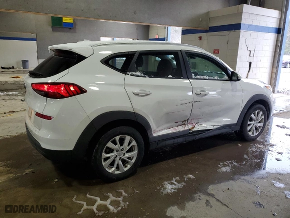2019 Hyundai Tucson Value with VIN KM8J33A43KU024038, listed as a Copart auction lot 44811445 with 74,820 mi miles and Salvage Title. Bid and sale history available at carsss.com. Image 3.