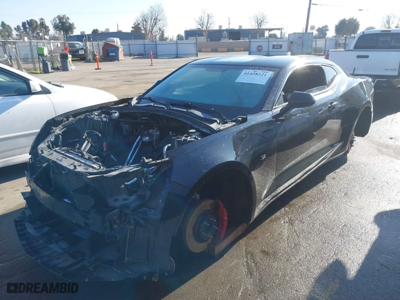 2019 Chevrolet Camaro 1SS with VIN 1G1FE1R73K0144199, listed as a IAAI auction lot 41428221 with 1 mi miles. Bid and sale history available at carsss.com. Image 16.