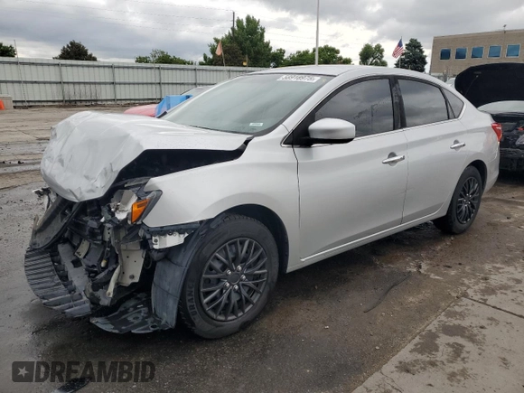 2017 Nissan Sentra S with VIN 3N1AB7AP5HY325038, listed as a Copart auction lot 58918975 with 164,232 mi miles and Salvage title. Bid and sale history available at DreamBid. Image 1.