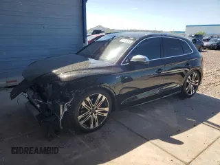 2018 Audi SQ5 Prestige with VIN WA1C4AFY3J2205073, listed as a Copart auction lot 61616254 with 53,052 mi miles and Salvage Title. Bid and sale history available at DreamBid. Image 1.