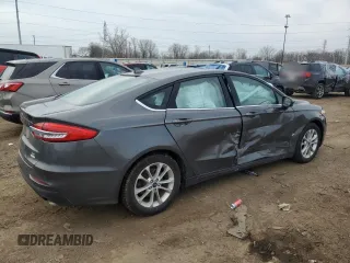 2020 Ford Fusion SE with VIN 3FA6P0HD7LR227693, listed as a Copart auction lot 52844465 with 53,361 mi miles and Salvage Title. Bid and sale history available at DreamBid. Image 3.