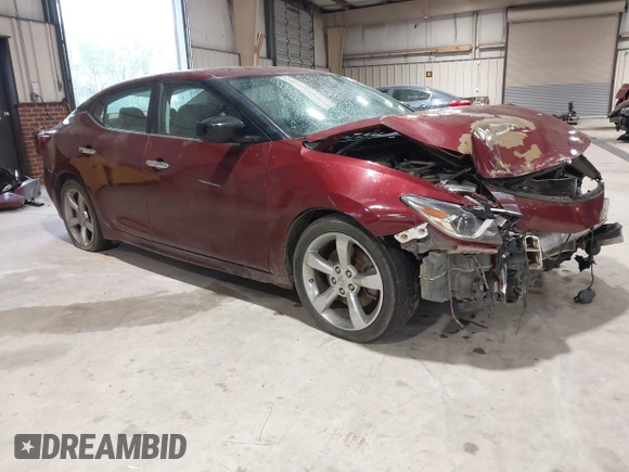 2016 Nissan Maxima SV z VIN 1N4AA6AP8GC431166, wystawiony jako IAAI lot #41973524 z przebiegiem 119 093 mil mil oraz . Historia ofert i sprzedaży dostępna na DreamBid. Obrazek 1.