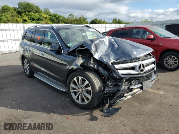 2015 Mercedes-Benz GL-Class GL 450 with VIN 4JGDF6EE6FA524257, listed as a Copart auction lot 60184922 with Not Provided miles. Bid and sale history available at carsss.com. Image 1.