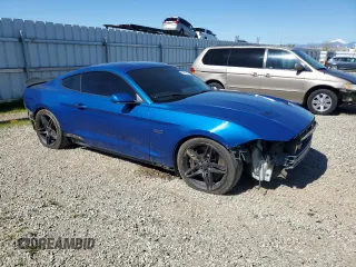 2018 Ford Mustang GT with VIN 1FA6P8CF6J5123803, listed as a Copart auction lot 50170805 with 132,751 mi miles and Salvage Title. Bid and sale history available at carsss.com. Image 4.