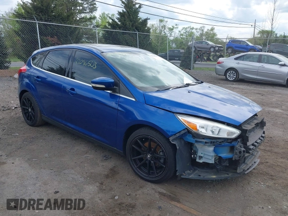 2018 Ford Focus Titanium z VIN 1FADP3N26JL325931, wystawiony jako IAAI lot #42096503 z przebiegiem 106 338 mil mil oraz . Historia ofert i sprzedaży dostępna na DreamBid. Obrazek 1.