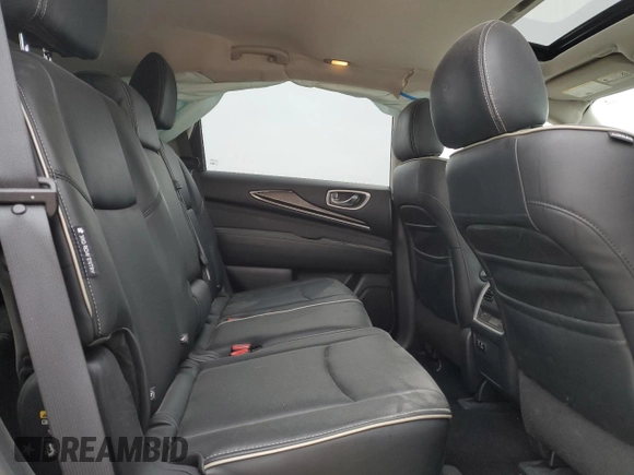 2019 Infiniti QX60 PURE with VIN 5N1DL0MM9KC552423, listed as a Copart auction lot 82130374 with 55,312 mi miles and Salvage Title. Bid and sale history available at carsss.com. Image 12.