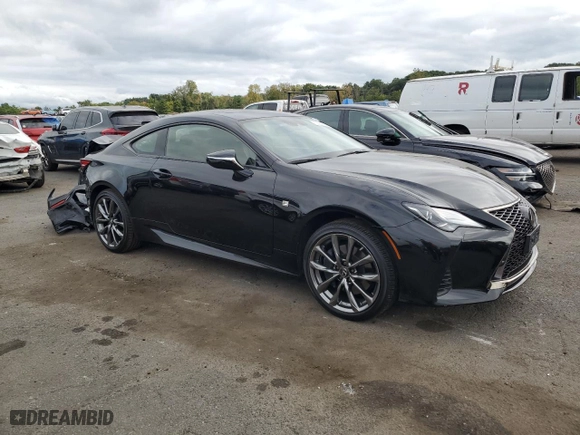 2020 Lexus RC with VIN JTHG85EC4L5005862, listed as a Copart auction lot 72364454 with 21,731 mi miles and Salvage Title. Bid and sale history available at carsss.com. Image 4.