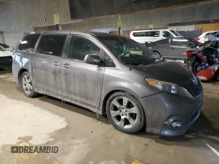 2011 Toyota Sienna SE with VIN 5TDXK3DC4BS119068, listed as a Copart auction lot 45960275 with 73,252 mi miles and Salvage Title. Bid and sale history available at carsss.com. Image 4.