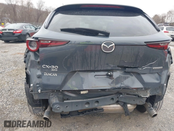 2023 Mazda CX-30 2.5 S Carbon Edition with VIN 3MVDMBCM8PM584296, listed as a IAAI auction lot 41390814 with 19,959 mi miles. Bid and sale history available at carsss.com. Image 6.