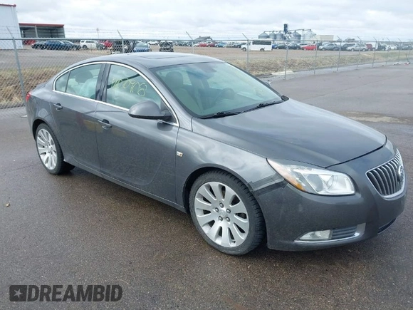 2011 Buick Regal CXL Turbo TO6 with VIN W04G05GV4B1088006, listed as a IAAI auction lot 42070908 with 105,970 mi miles. Bid and sale history available at carsss.com. Image 1.