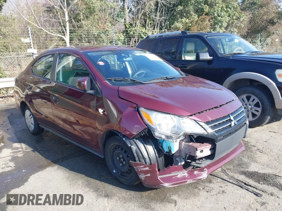 2023 Mitsubishi Mirage ES with VIN ML32FUFJ7PHF04917, listed as a IAAI auction lot 41203864 with 23,262 mi miles and . Bid and sale history available at DreamBid. Image 1.