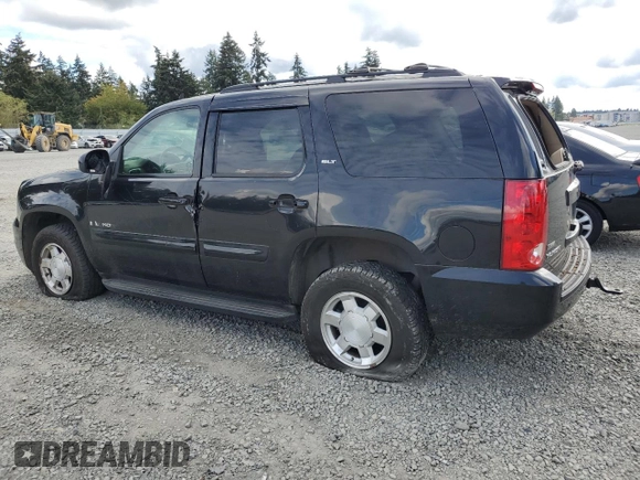 2007 GMC Yukon SLT with VIN 1GKFK13037J362774, listed as a Copart auction lot 72448714 with 0 mi miles and Salvage Title. Bid and sale history available at carsss.com. Image 2.