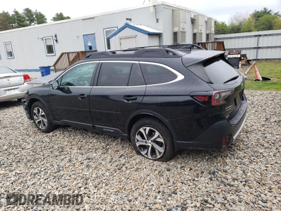 2021 Subaru Outback Limited with VIN 4S4BTANC1M3161546, listed as a Copart auction lot 57626985 with 45,521 mi miles and Salvage title. Bid and sale history available at DreamBid. Image 2.