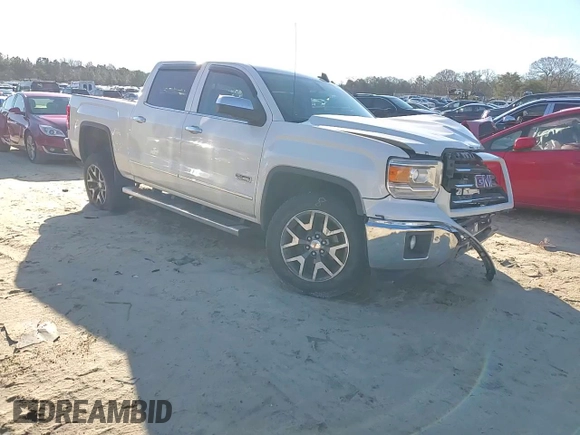 2015 GMC Sierra 1500 SLT with VIN 3GTU2VEJ3FG124648, listed as a Copart auction lot 85793574 with Not Provided miles and Salvage Title. Bid and sale history available at DreamBid. Image 11.