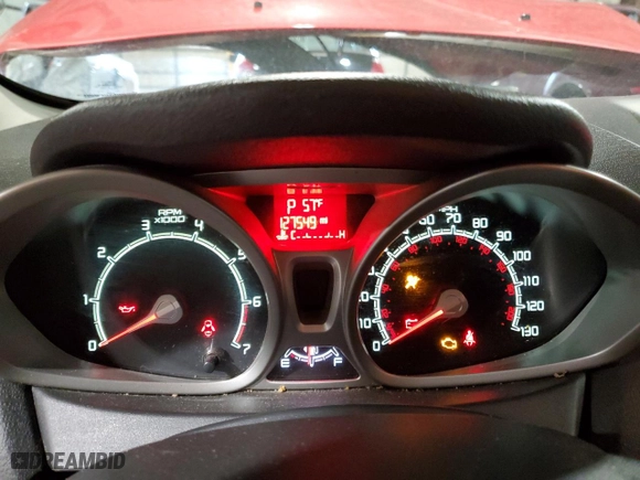2013 Ford Fiesta SE with VIN 3FADP4BJXDM184348, listed as a Copart auction lot 50688105 with 127,549 mi miles and Salvage Title. Bid and sale history available at carsss.com. Image 9.