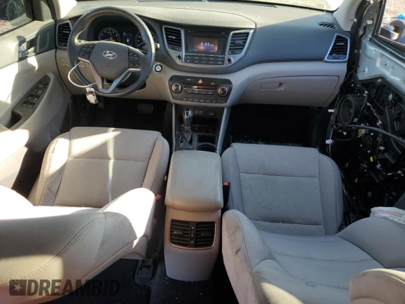 2017 Hyundai Tucson Sport z VIN KM8J33A2XHU316602, wystawiony jako Copart lot #85758974 z przebiegiem 55 477 mil mil oraz Szkoda całkowita • Salvage title. Historia ofert i sprzedaży dostępna na DreamBid. Obrazek 8.