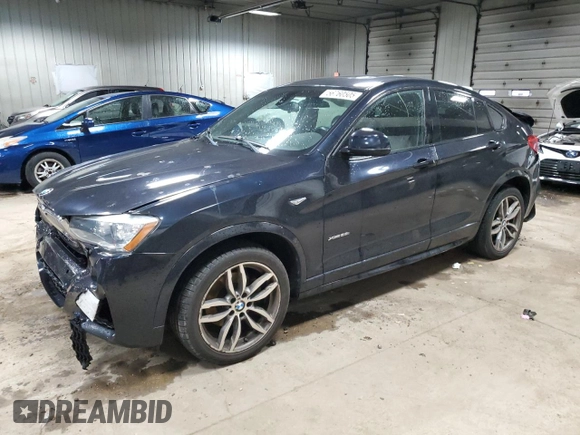 2016 BMW X4 xDrive28i z VIN 5UXXW3C51G0R20377, wystawiony jako Copart lot #56760505 z przebiegiem 106 669 mil mil oraz Nie do naprawy • Non repairable. Historia ofert i sprzedaży dostępna na DreamBid. Obrazek 1.