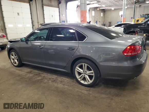 2015 Volkswagen Passat SE with VIN 1VWBV7A36FC090786, listed as a Copart auction lot 61056925 with 120,331 mi miles and Salvage title. Bid and sale history available at DreamBid. Image 2.