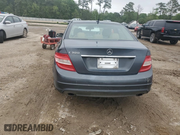2010 Mercedes-Benz C-Class C 300 Sport with VIN WDDGF5EB6AF371706, listed as a Copart auction lot 51182385 with 0 mi miles and Salvage Title. Bid and sale history available at carsss.com. Image 6.