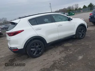 2020 Kia Sportage S with VIN KNDP6CAC0L7833915, listed as a IAAI auction lot 41940692 with 55,005 mi miles. Bid and sale history available at carsss.com. Image 4.