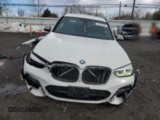 2019 BMW X3 M40i with VIN 5UXTS3C59K0Z03846, listed as a Copart auction lot 45012455 with 63,306 mi miles and Salvage Title. Bid and sale history available at DreamBid. Image 5.